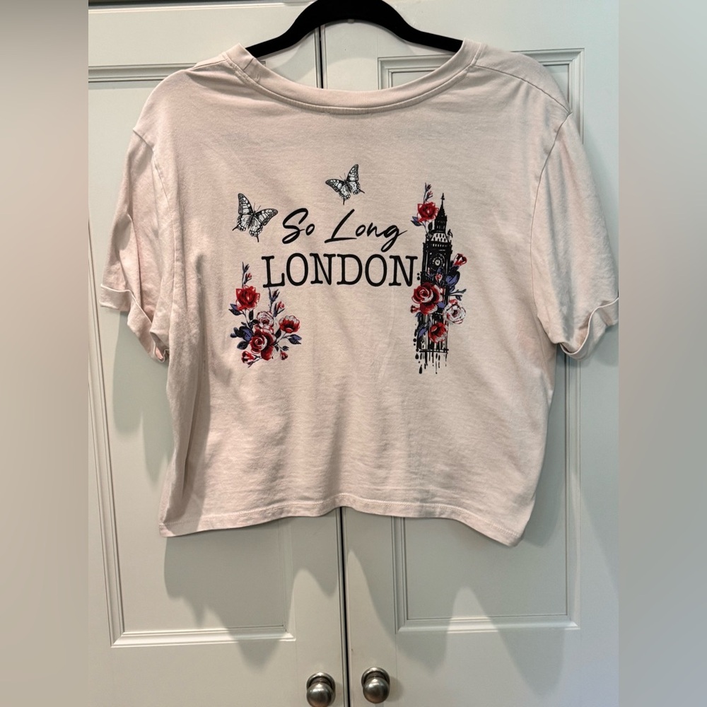 So Long London boxy crop top